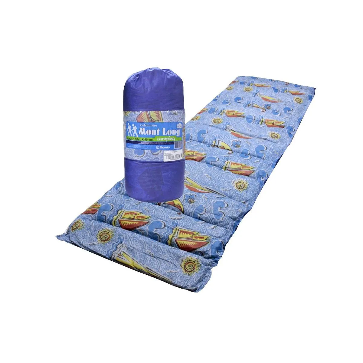 Colchonete Solteiro 190cm x 60cm - Mont Long