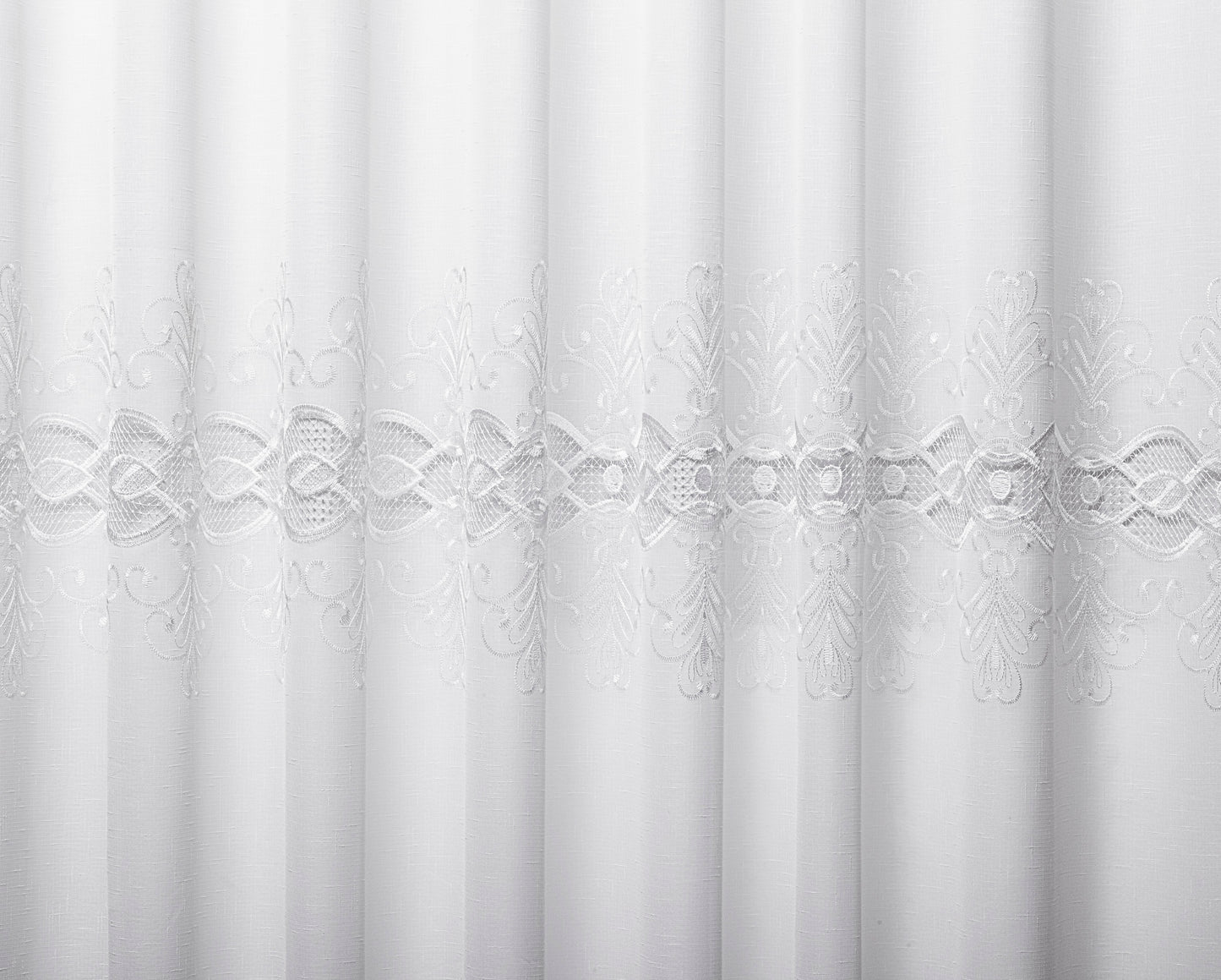 Cortina Dalila 4,00m x 2,60m - Branco - M&C Cortinas