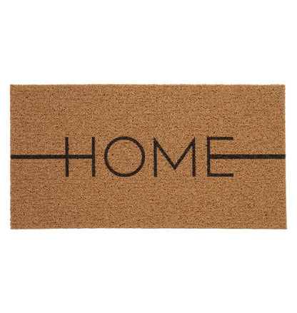 Tapete Capacho Vinil 40cm x 75cm - Home Bege- Kapazi