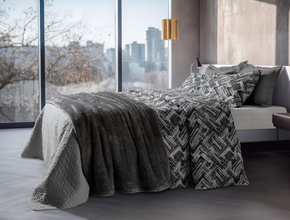 Jogo de Cama Home Design - 200 Fios - Casal - Corttex