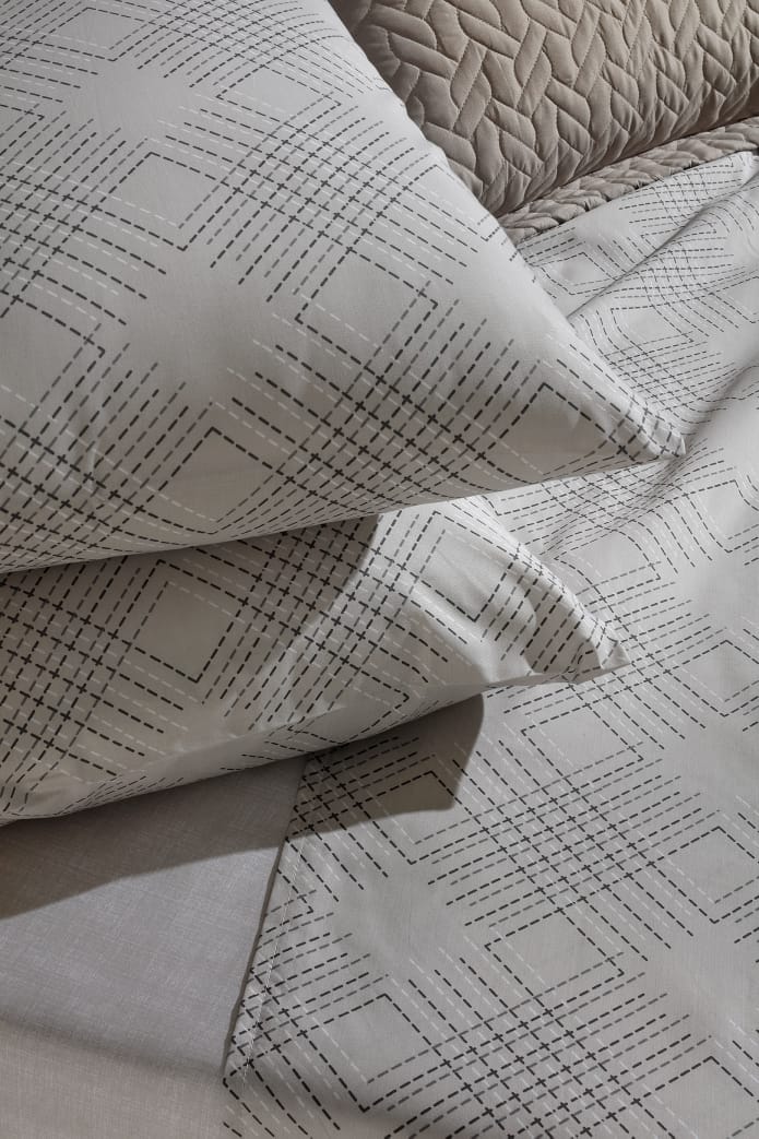 Jogo de Cama Home Design - 200 Fios - Casal - Corttex
