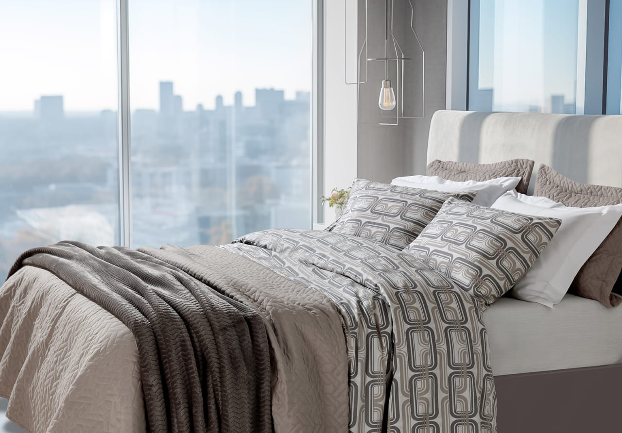 Jogo de Cama Home Design - 200 Fios - Casal - Corttex