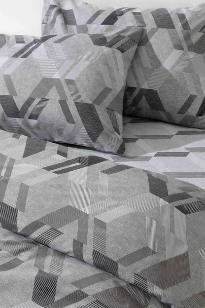 Jogo de Cama Home Design - 200 Fios - Casal - Corttex