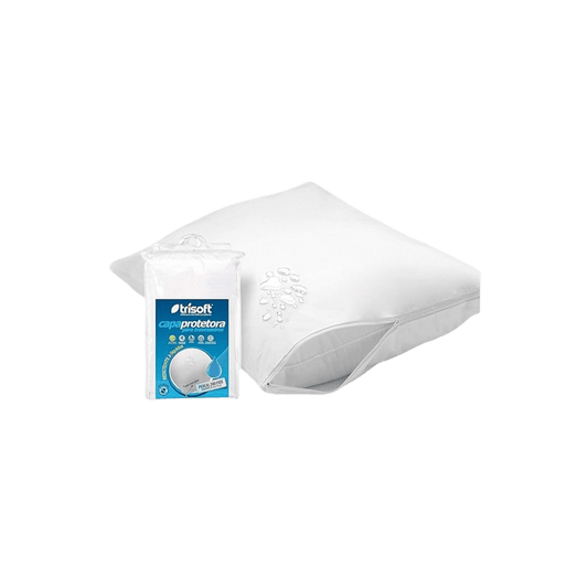 Capa Protetora de Travesseiro Impermeável 50cm x 70cm - Trisoft - Ms Tapeçaria