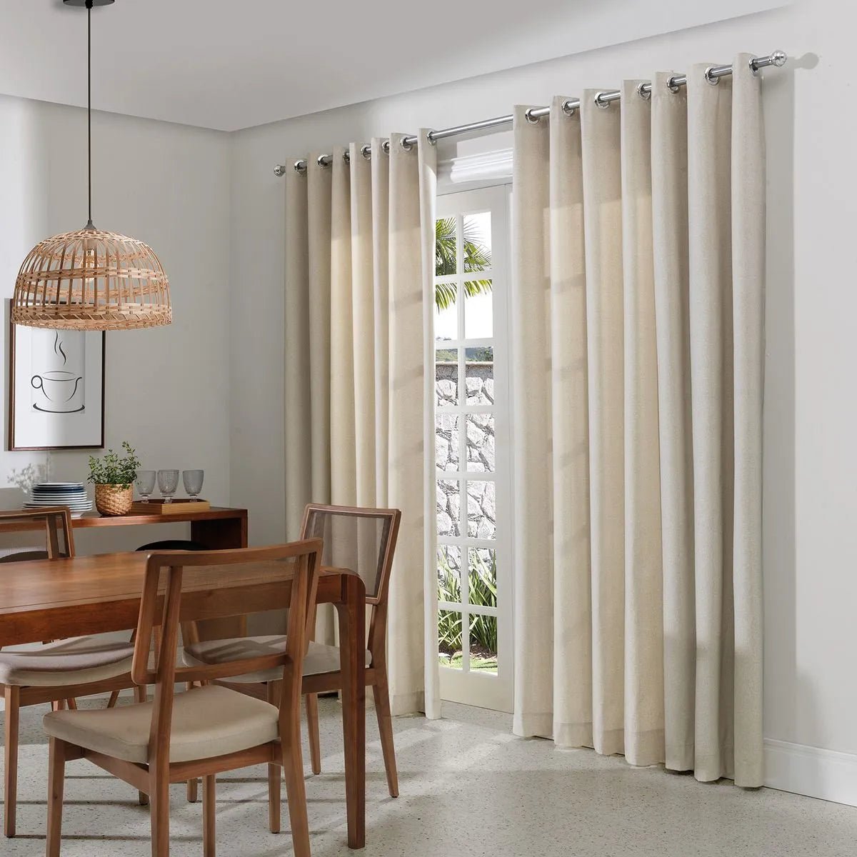 Cortina Corta Luz Decotherm Napoles 2,00m x 1,80m - Döhler - Ms Tapeçaria