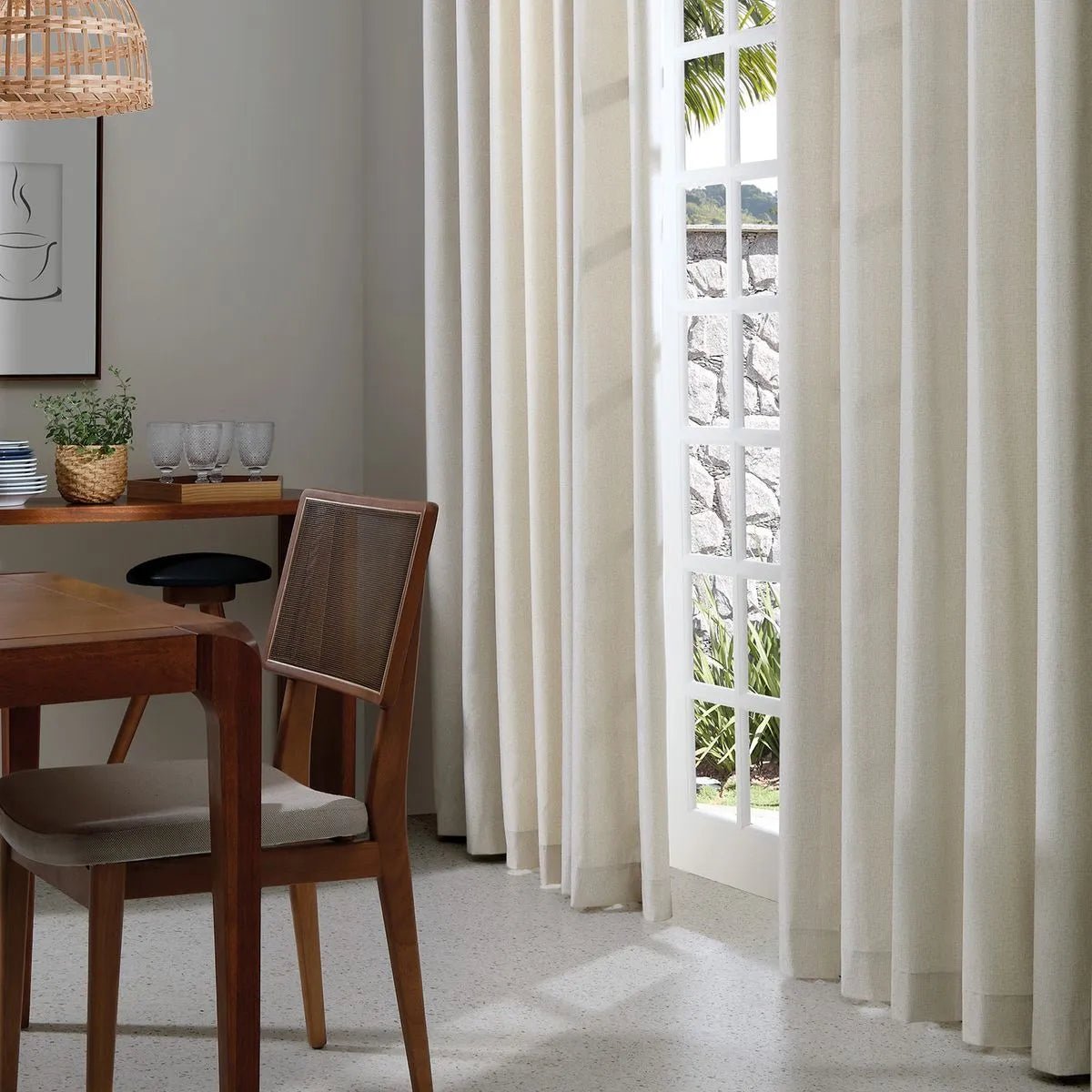 Cortina Corta Luz Decotherm Napoles 2,00m x 1,80m - Döhler - Ms Tapeçaria