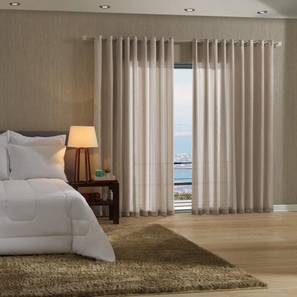 Cortina Duo Sorrento 5,40m x 2,80m - Duna - Bella Janela - Ms Tapeçaria