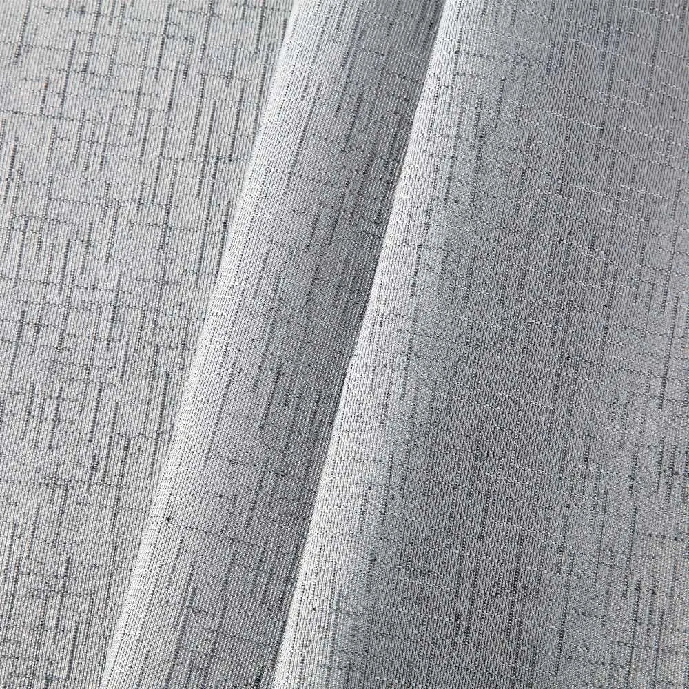 Cortina Rustica Fenícia Efeito Linho 5,40m x 2,80m - Cinza - Bella Janela - Ms Tapeçaria