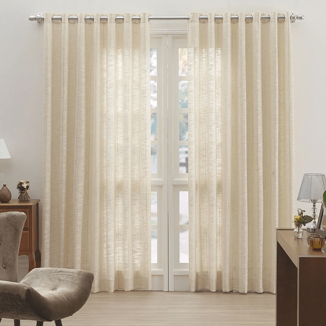 Cortina Translúcida Rosane 3,00m x 2,80m - Döhler - Ms Tapeçaria