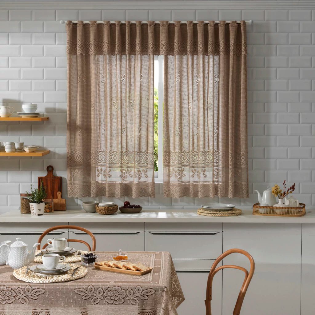 Cortina Valência 2,00 x 1,50 - Desert Liso - Interlar - Ms Tapeçaria