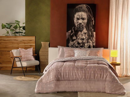 Jogo de Cama Diamante - 150 fios - King - Teka - Ms Tapeçaria