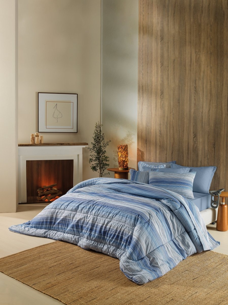 Jogo de Cama Diamante - 150 fios - Solteiro - Teka - Ms Tapeçaria