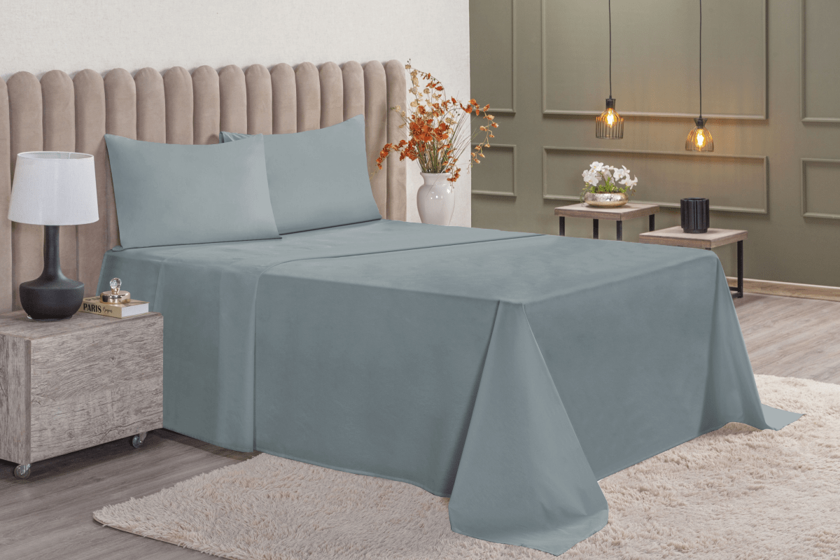 Jogo de Cama Imperialle - 180 Fios - King - Yohana - Ms Tapeçaria