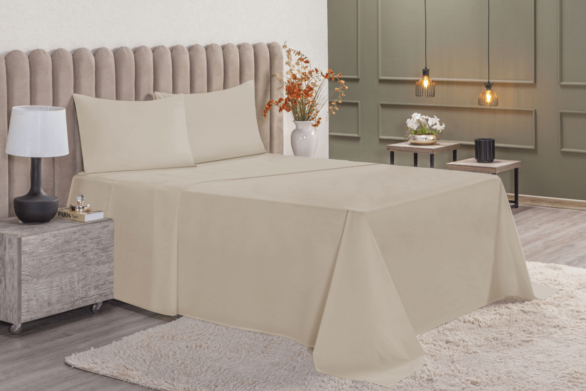 Jogo de Cama Imperialle - 180 Fios - King - Yohana - Ms Tapeçaria