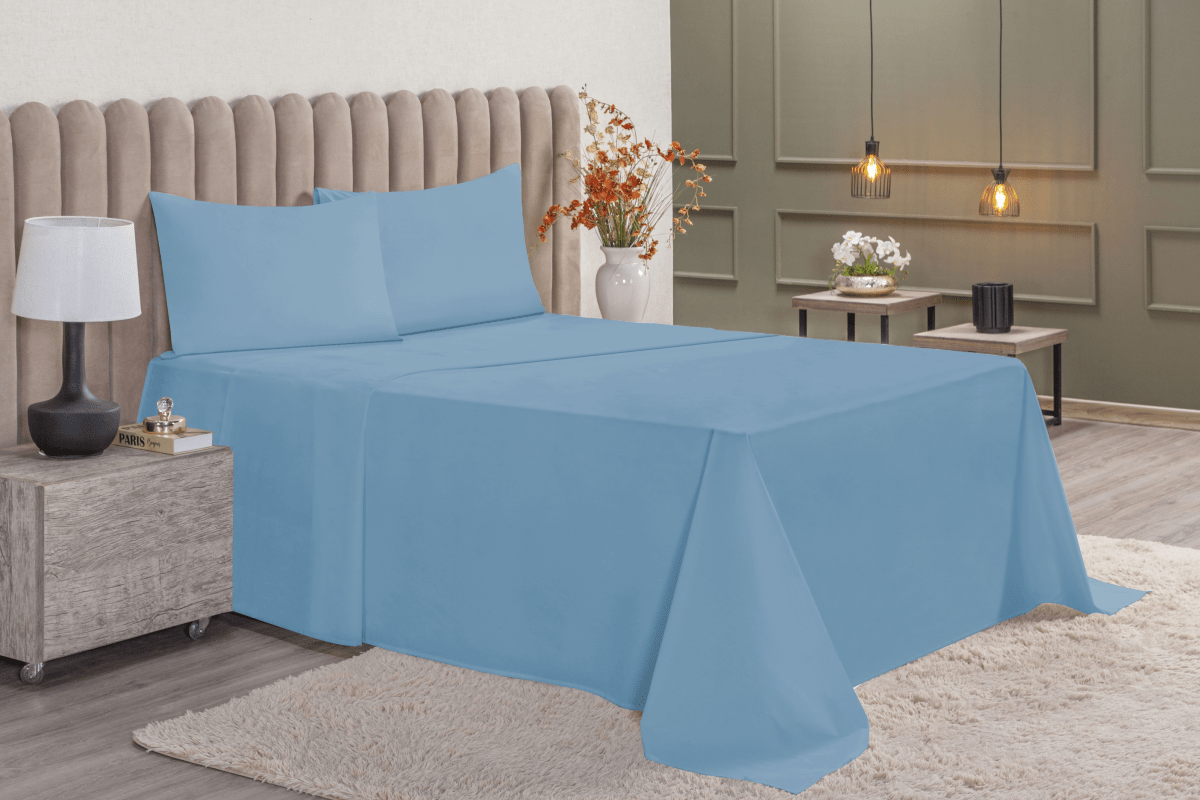 Jogo de Cama Imperialle - 180 Fios - King - Yohana - Ms Tapeçaria