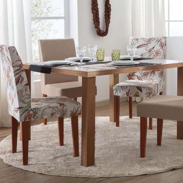 Jogo de Capa para Cadeira Helenca - 2 Peças - Adomes - Ms Tapeçaria