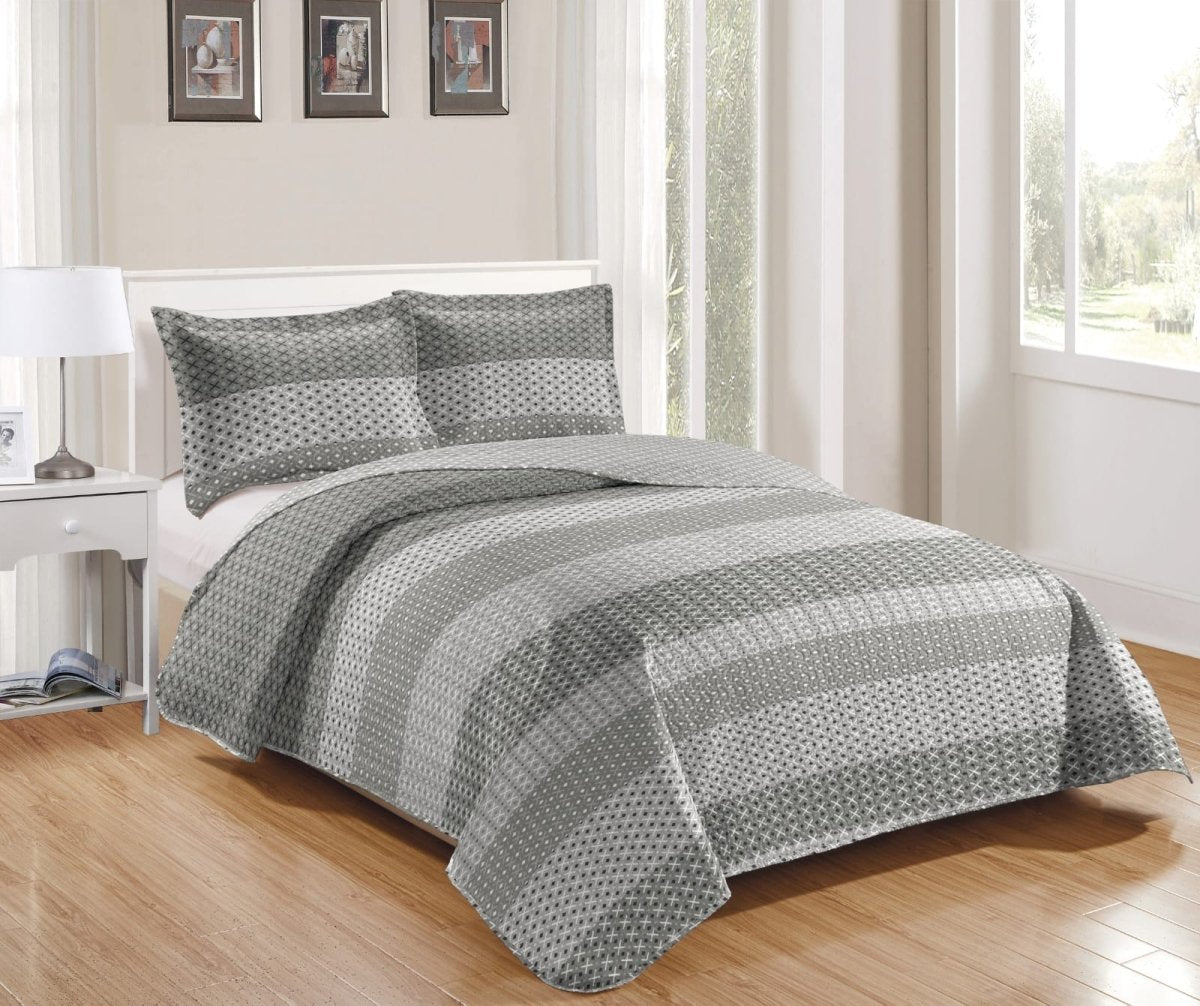 Kit Colcha London - Solteiro - Rozac - Ms Tapeçaria