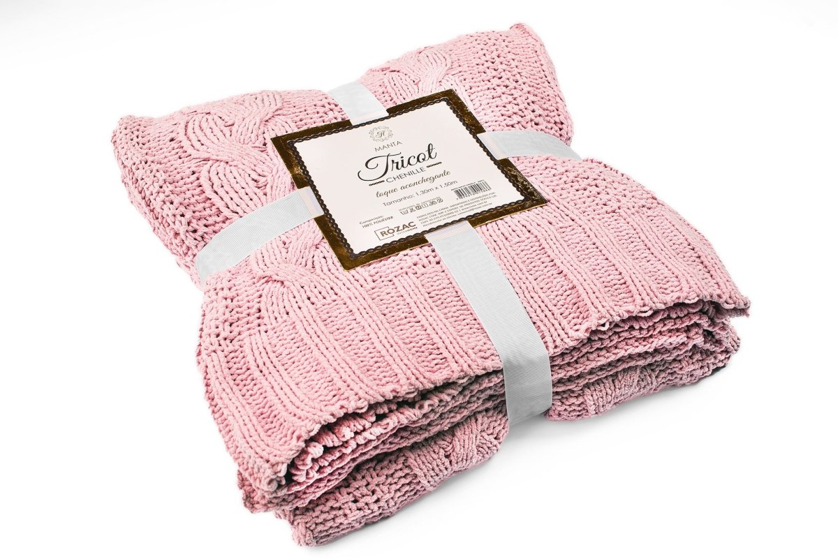 Manta Peseira Tricot - 1,30m x 1,50m - Rozac - Ms Tapeçaria