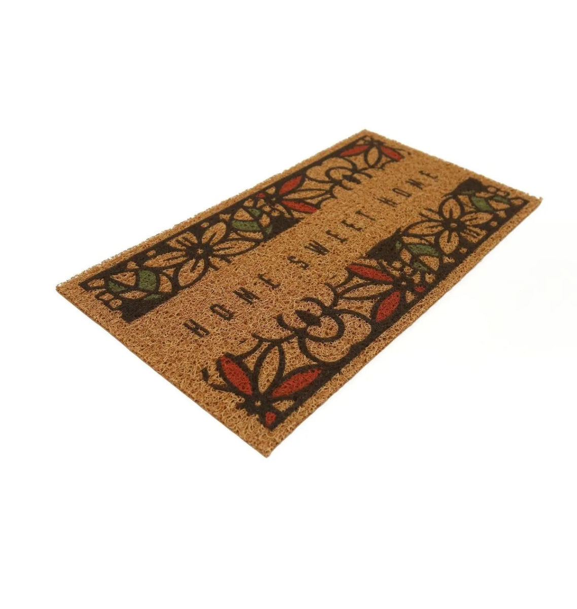 Tapete Capacho Vinil 40cm x 75cm - Flores - Kapazi - Ms Tapeçaria