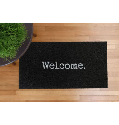 Tapete Capacho Vinil 40cm x 75cm - Máquina de Escrever - Kapazi - Ms Tapeçaria