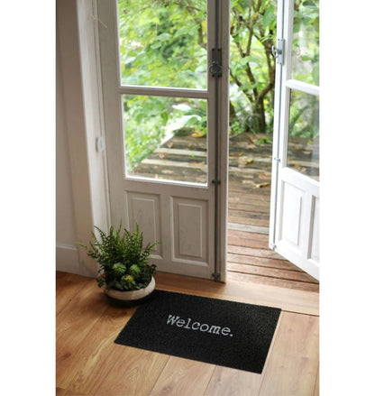 Tapete Capacho Vinil 40cm x 75cm - Máquina de Escrever - Kapazi - Ms Tapeçaria