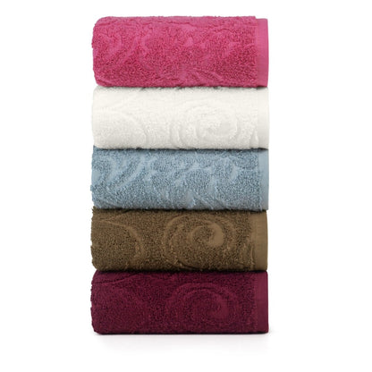 Toalha de Rosto Florença - Floral - 450g/m² - Teka - Ms Tapeçaria